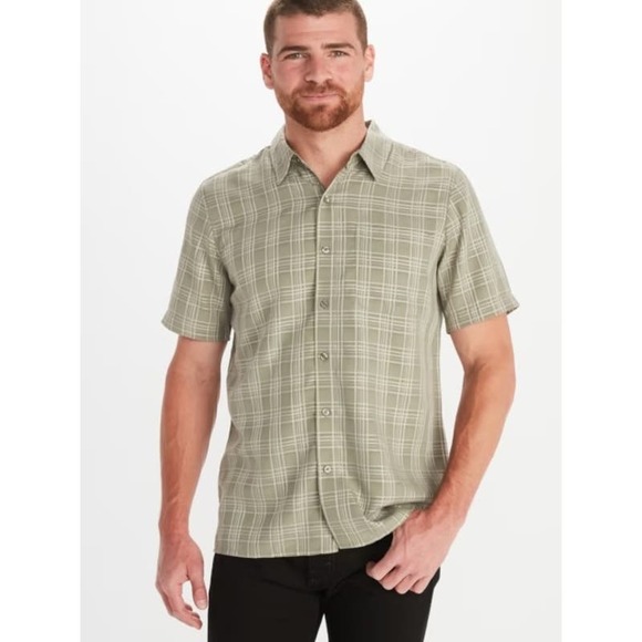Marmot Men's Eldridge Novelty Classic Short Sleeve Shirt - Size XL * 1316 - Picture 1 of 4